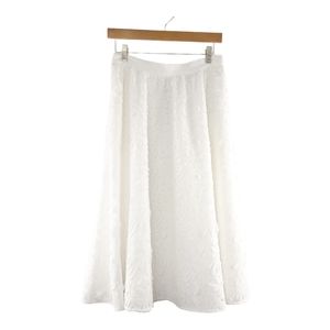Sam Edelman Off White Midi Skirt Size 8 Fairycore